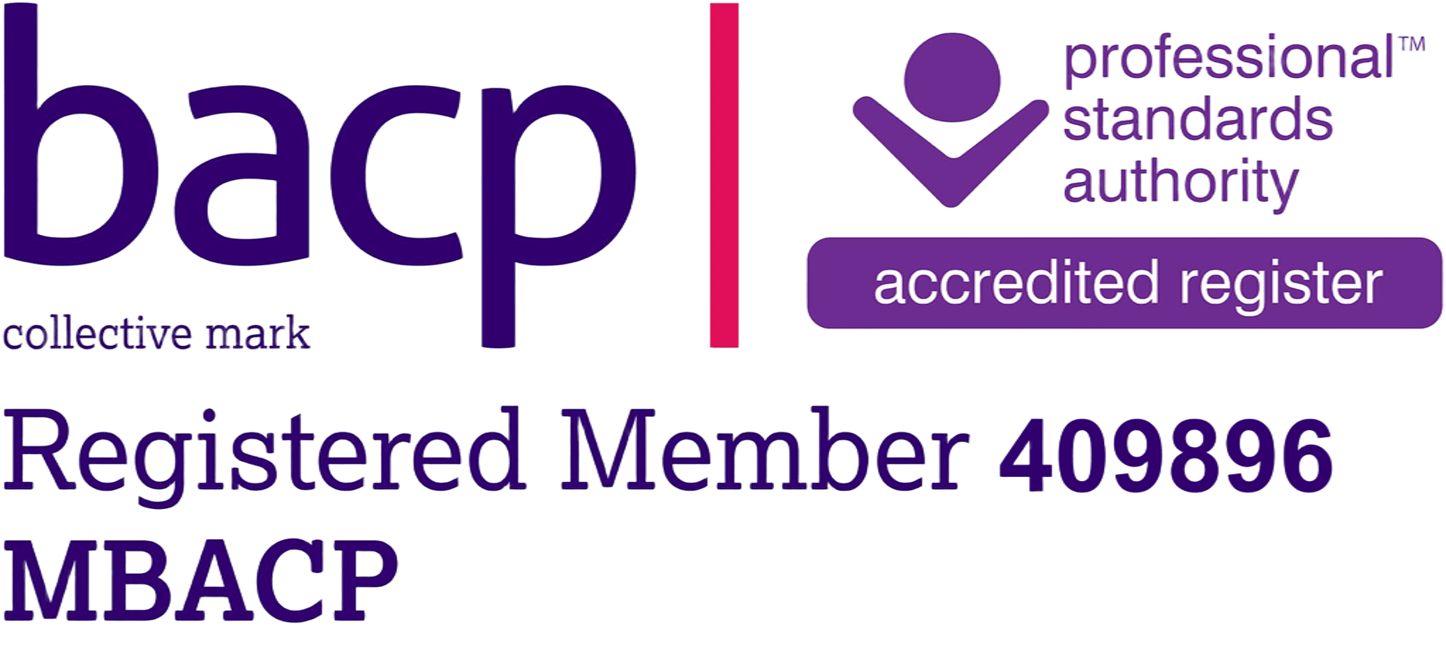 BACP Registered Member — verify on BACP website