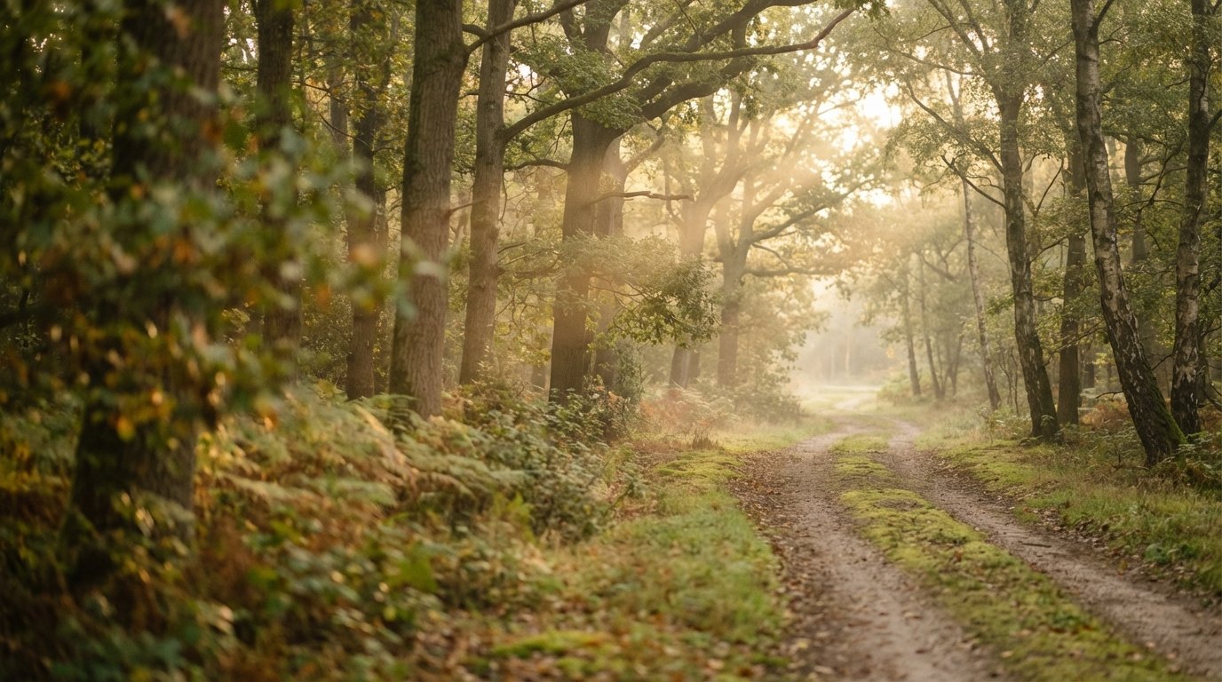 A gentle woodland path
